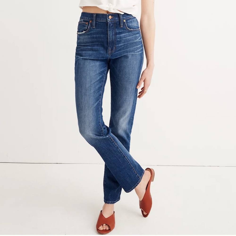 Madewell high-rise slim boyjean